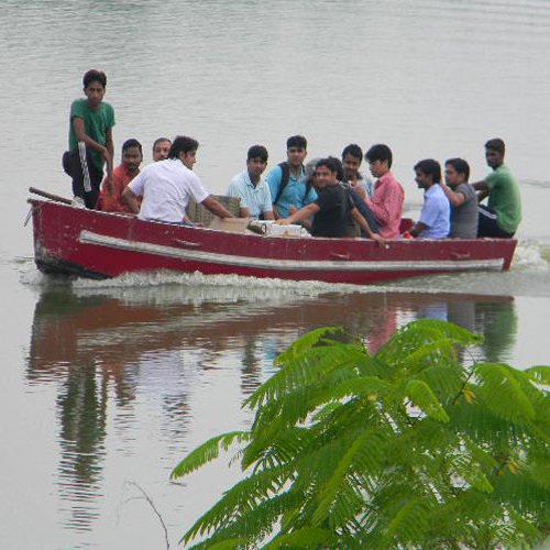 Damdama Lake Reach By Boat